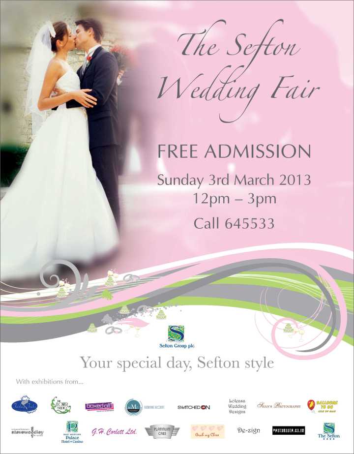 Sefton Wedding Fair Poster